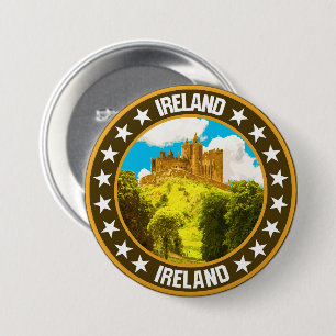 Ireland                                            7.5 cm round badge