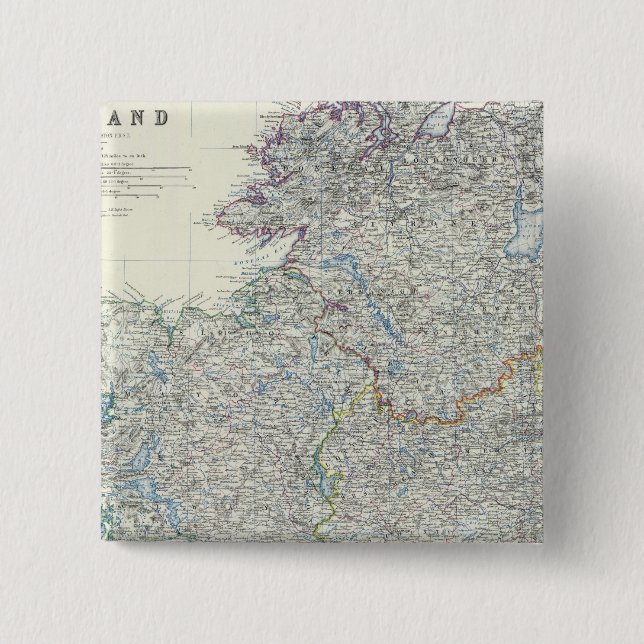 Ireland 9 15 cm square badge (Front)