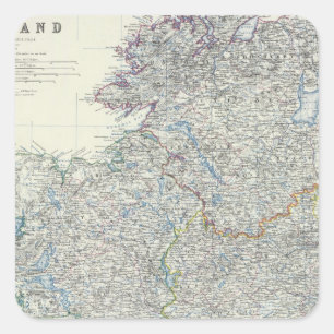 Ireland 9 square sticker
