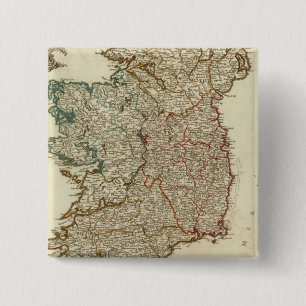 Ireland and England 15 Cm Square Badge