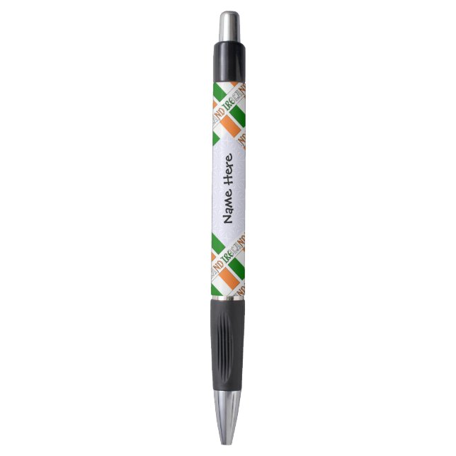 Ireland and Irish Flag Personalised  (Front Vertical)