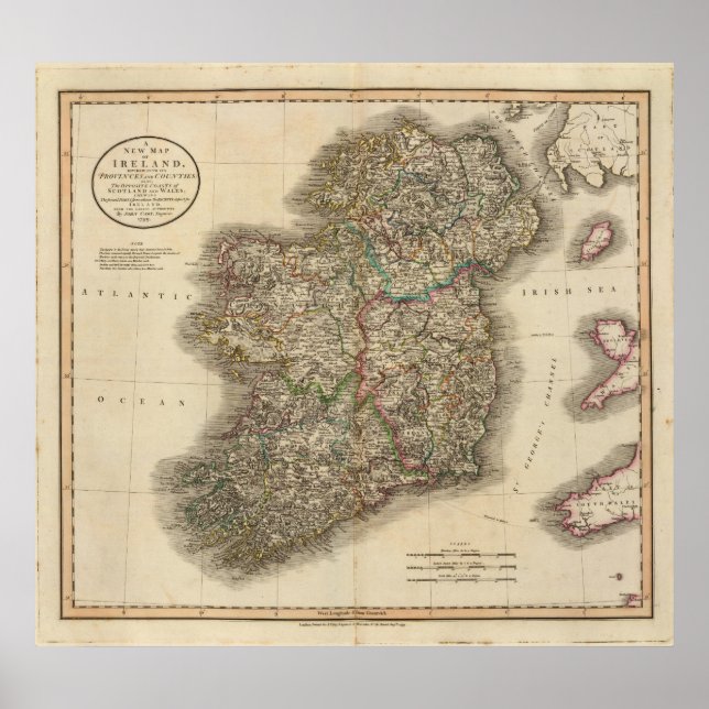 Ireland Atlas Map Poster (Front)
