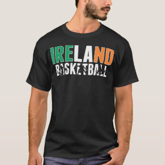 Ireland Basketball Fans Jersey - Irish Flag Slam T-Shirt