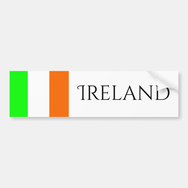 Ireland bumper sticker (Front)