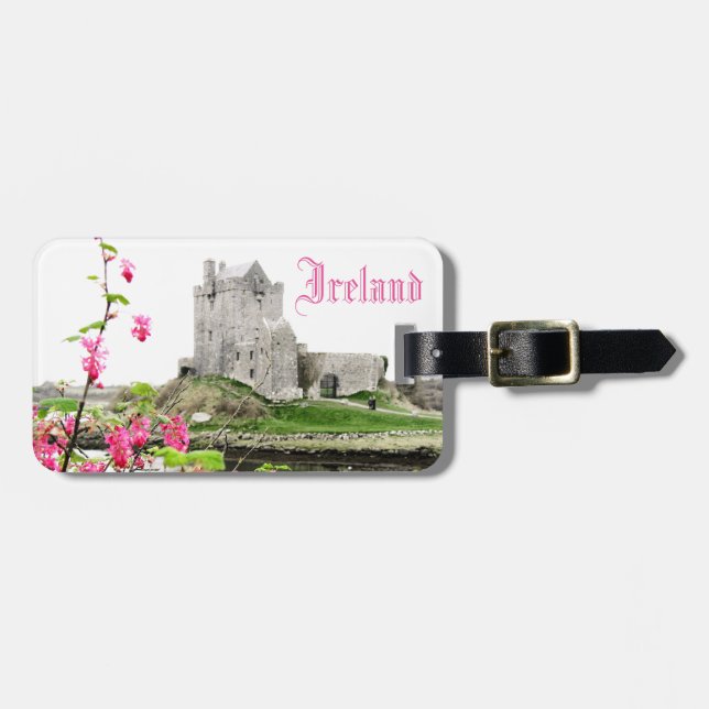 Ireland Castle Customisable Travel Luggage Tag (Front Horizontal)