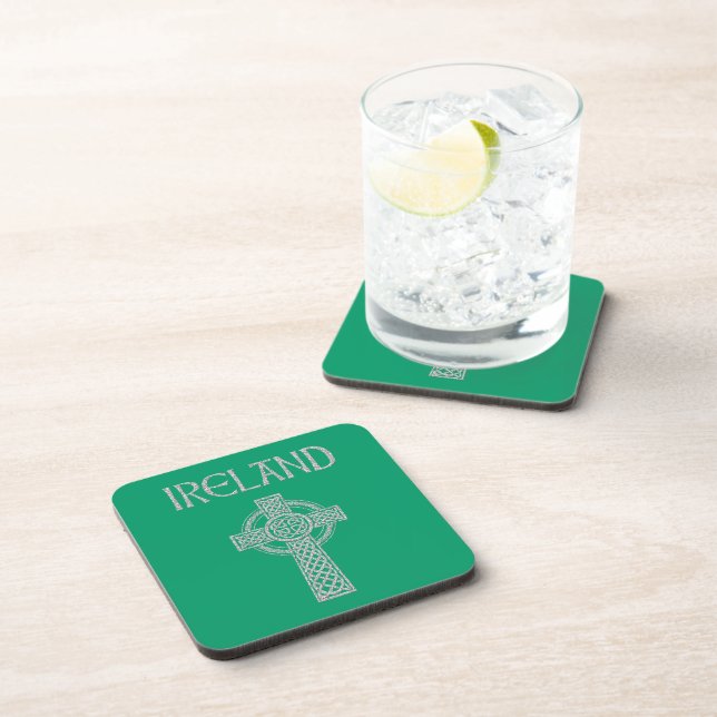 Ireland Celtic Cross Coaster (Right Side)