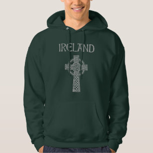 Ireland Celtic Cross Hoodie