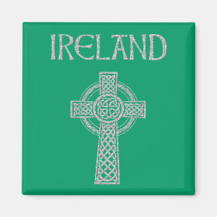 Ireland Celtic Cross Magnet