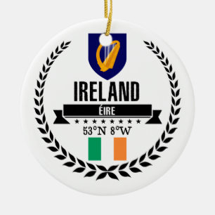 Ireland Ceramic Tree Decoration