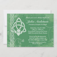 Ireland Claddagh Bridal Shower Invitation