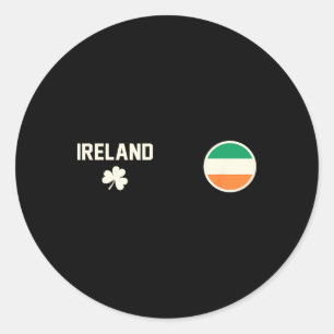 Ireland classic round sticker