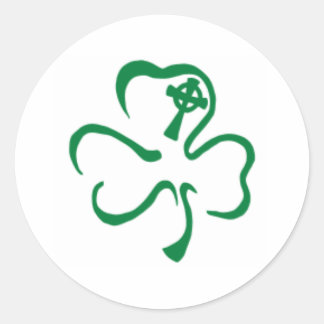 ireland classic round sticker