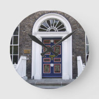 Ireland clock - antique dublin doorway