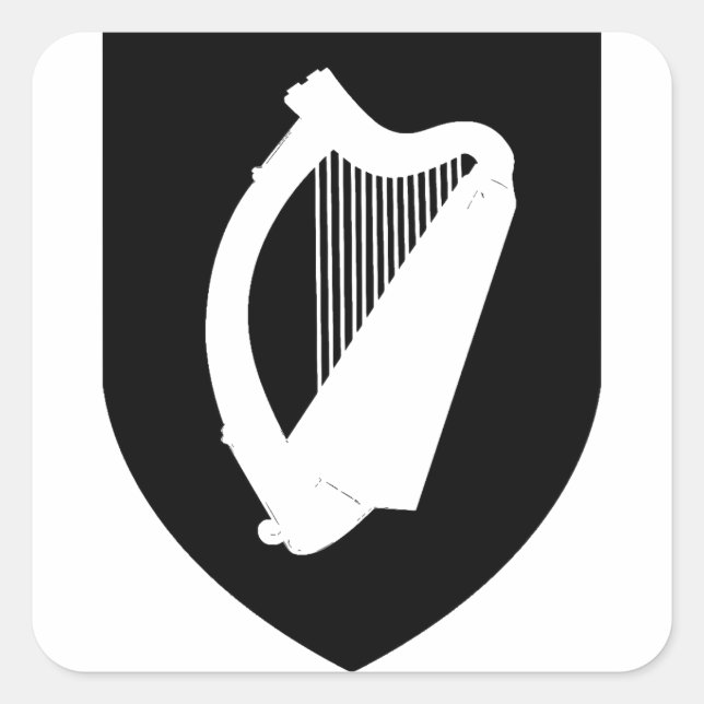 Ireland Coat of arms  Square Sticker (Front)