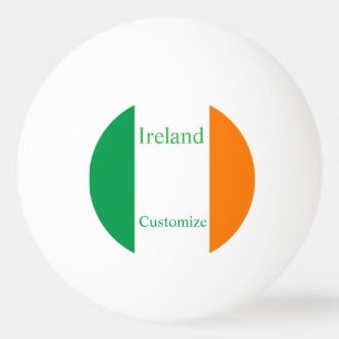 Ireland Country Flag Thunder_Cove Ping Pong Ball
