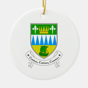 Ireland County Kerry Ceramic Christmas Ornament
