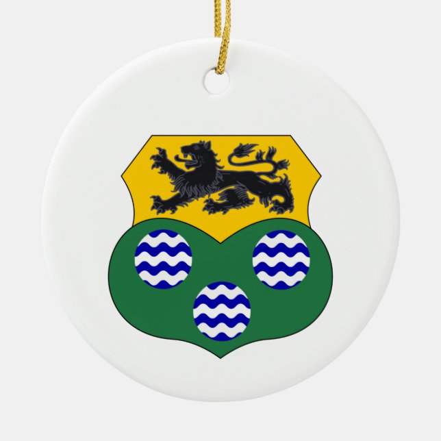 Ireland County Leitrim Christmas Ornament (Front)