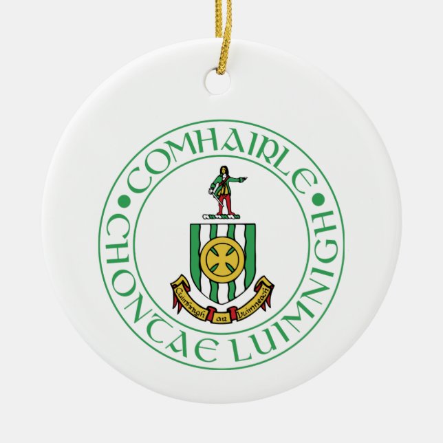 Ireland County Limerick Christmas Ornament (Front)