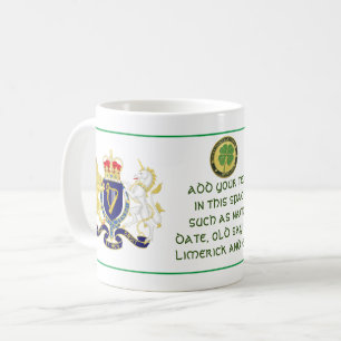 IRELAND CREST Personalised Coffee Mug