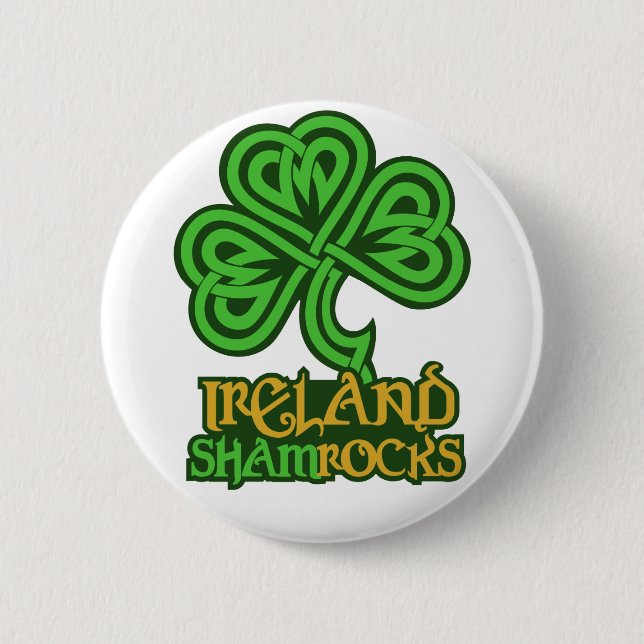 Ireland custom button (Front)