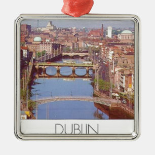 Ireland dublin Bridge (new) (St.K) Metal Tree Decoration