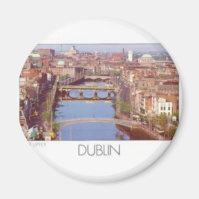 Ireland Dublin River Liffey (St.K.) Magnet (Front)