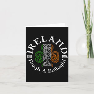 Ireland Éire MMA Faugh a Ballagh Card