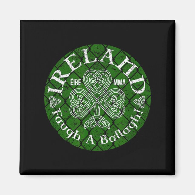 Ireland Éire MMA Faugh a Ballagh Magnet (Front)