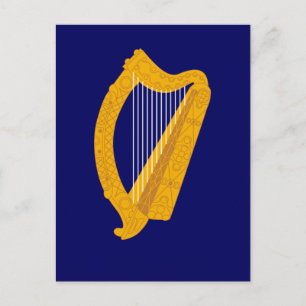 ireland emblem postcard