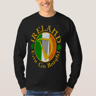 IRELAND Erin Go Bragh! Irish Harp T-Shirt