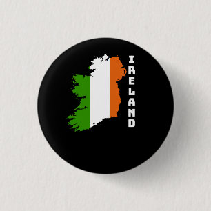 Ireland Flag 3 Cm Round Badge