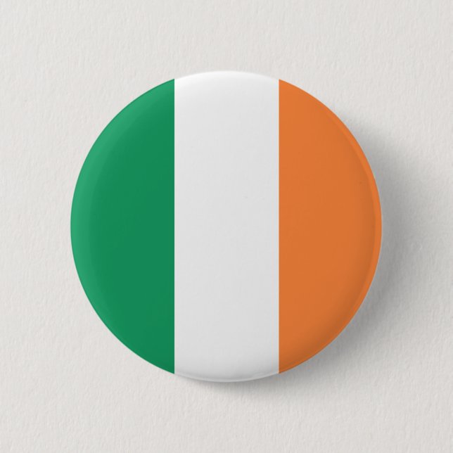 Ireland Flag 6 Cm Round Badge (Front)