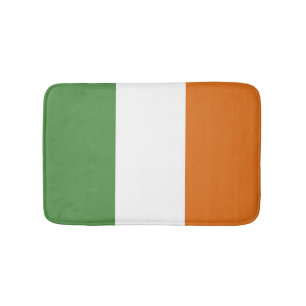 Ireland flag bath mat