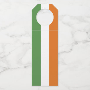 Ireland flag bottle tag