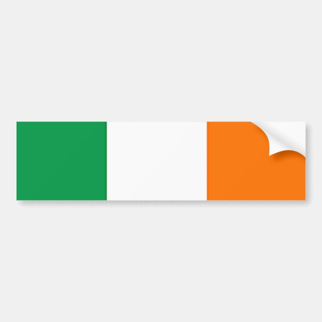, Ireland-flag Bumper Sticker (Front)