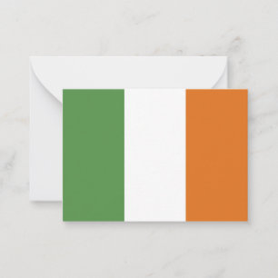 Ireland flag card