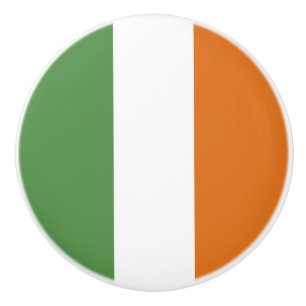 Ireland flag ceramic knob