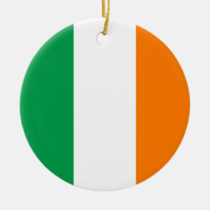 Ireland Flag Ceramic Tree Decoration