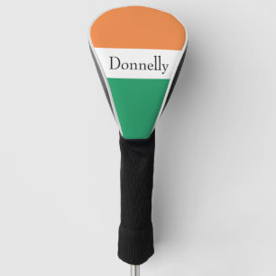 Ireland Flag Colors Irish Surname Name Custom Golf Head Cover