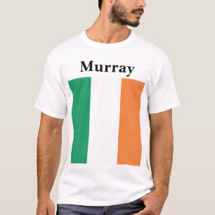 Ireland Flag Colours Irish Surname Name Custom  T-Shirt