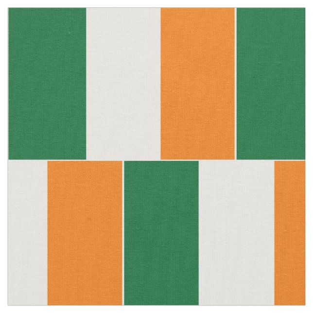 Ireland Flag Fabric (Close Up)