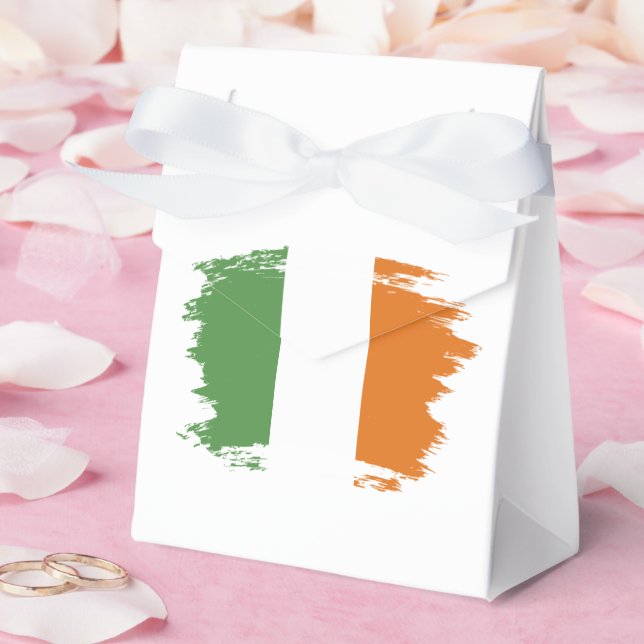 Ireland flag favour box (Wedding)