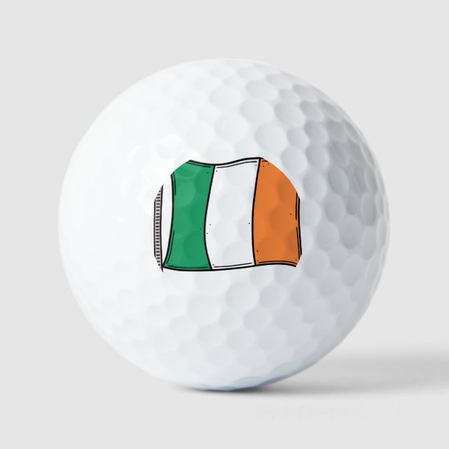 Ireland, flag, golf ball ⛳ (Front)