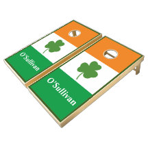 Ireland Flag Green Shamrock Clover Personalised 