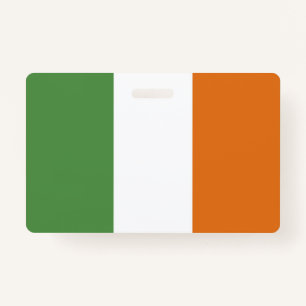 Ireland flag ID badge