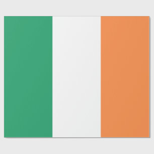 Ireland Flag: Irish Banner, Free UK Wrapping Paper