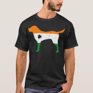 Ireland Flag Irish Labrador Retriever Dog St T-Shirt
