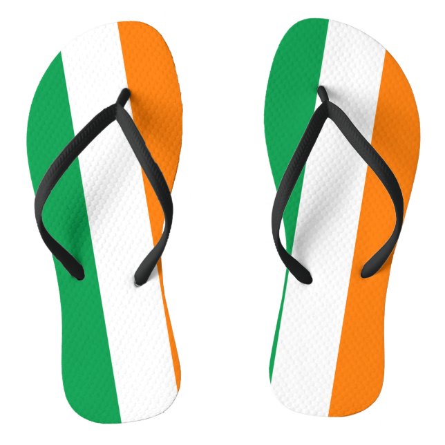 Ireland Flag Jandals (Footbed)
