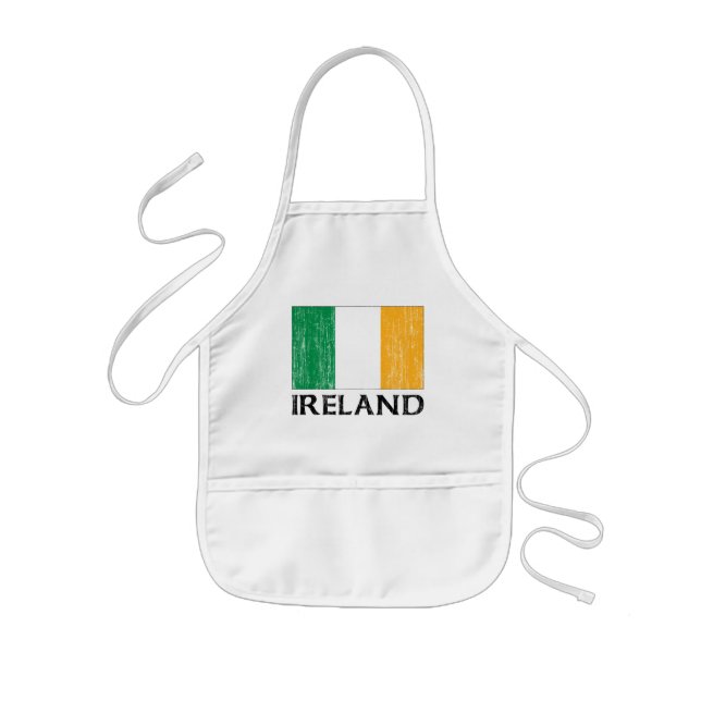 Ireland Flag Kids Apron (Front)