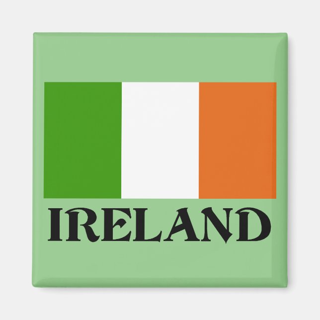 Ireland Flag, labelled, Magnet (Front)